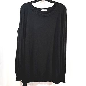 BCBGeneration NWOT Black Side Tie Accent Sweater